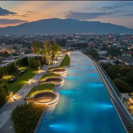 Astra Sky River 3 Bedrooms Infinity Pool, With Latex Mattress